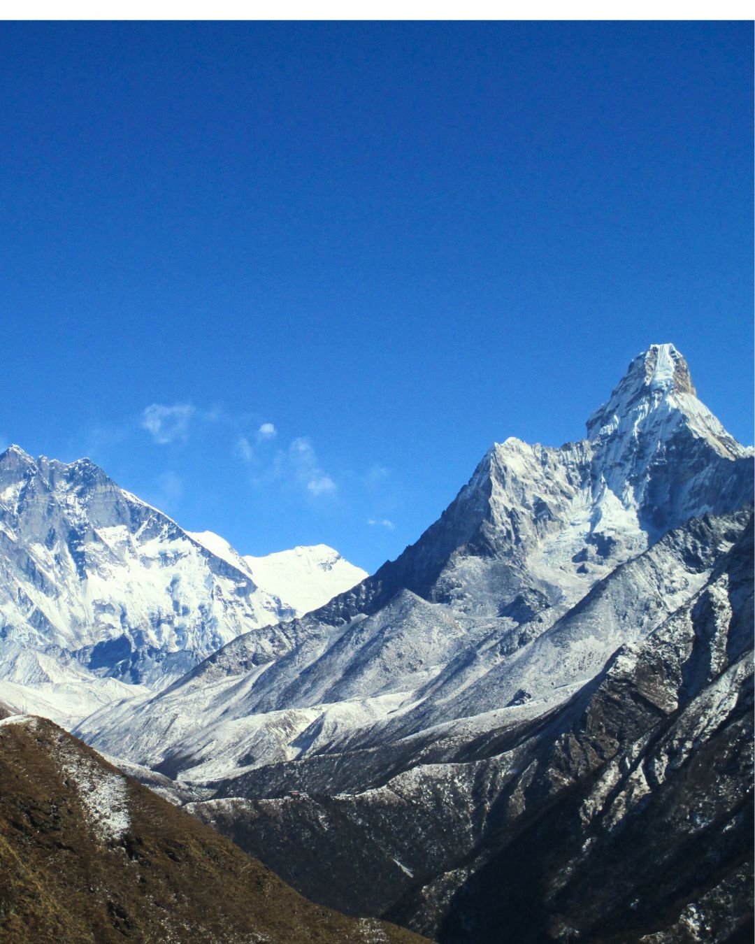 Ama Dablam peak Everest trek view