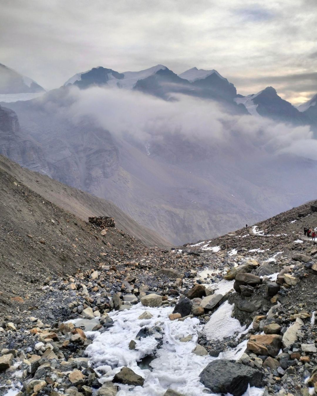 cenic view of Annapurna range during Annapurna Circuit Trek