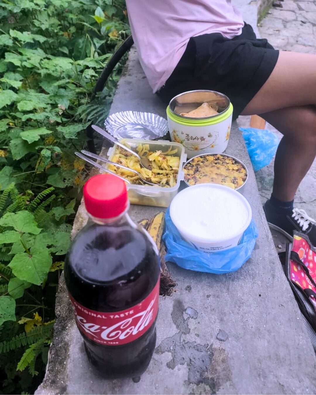 Panoramic Himalayan view from Champadevi Hill Nepal