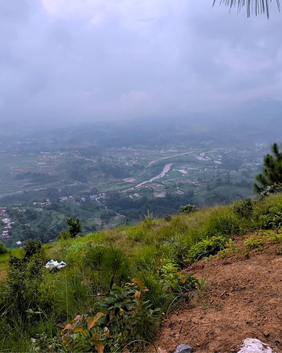 Champadevi Hill viewpoint overlooking Kathmandu Valley