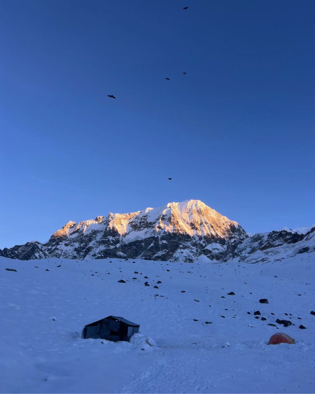 Tamang village cultural scene of Yala Peak