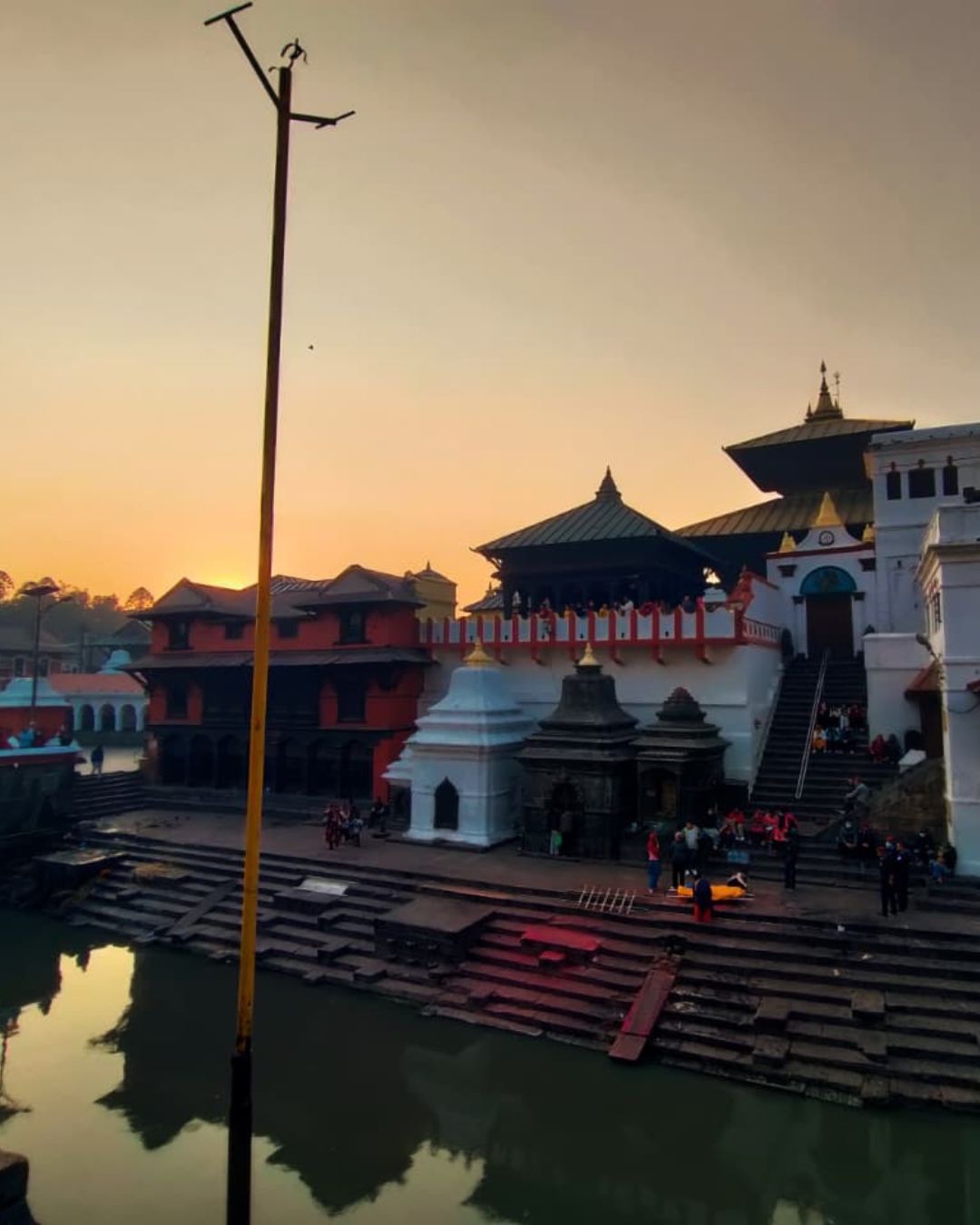 Spiritual evening Aarati Kathmandu Nepal