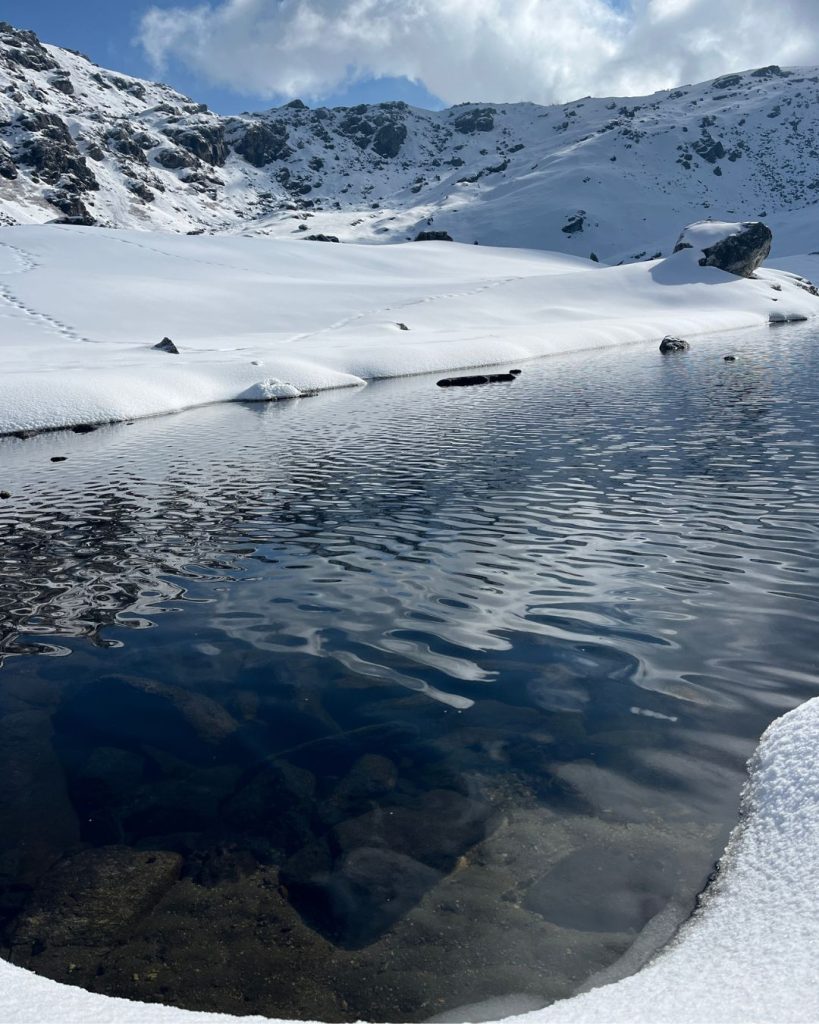 Mountain Snow and Water